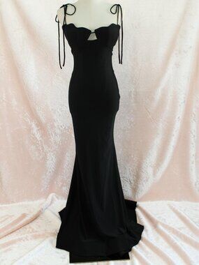 Ava Presley Black Formal Gown - Style #47005